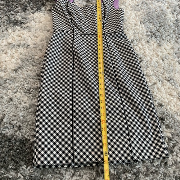 White House Black Market Black & White Gingham Dress Size 0 - Picture 5 of 17